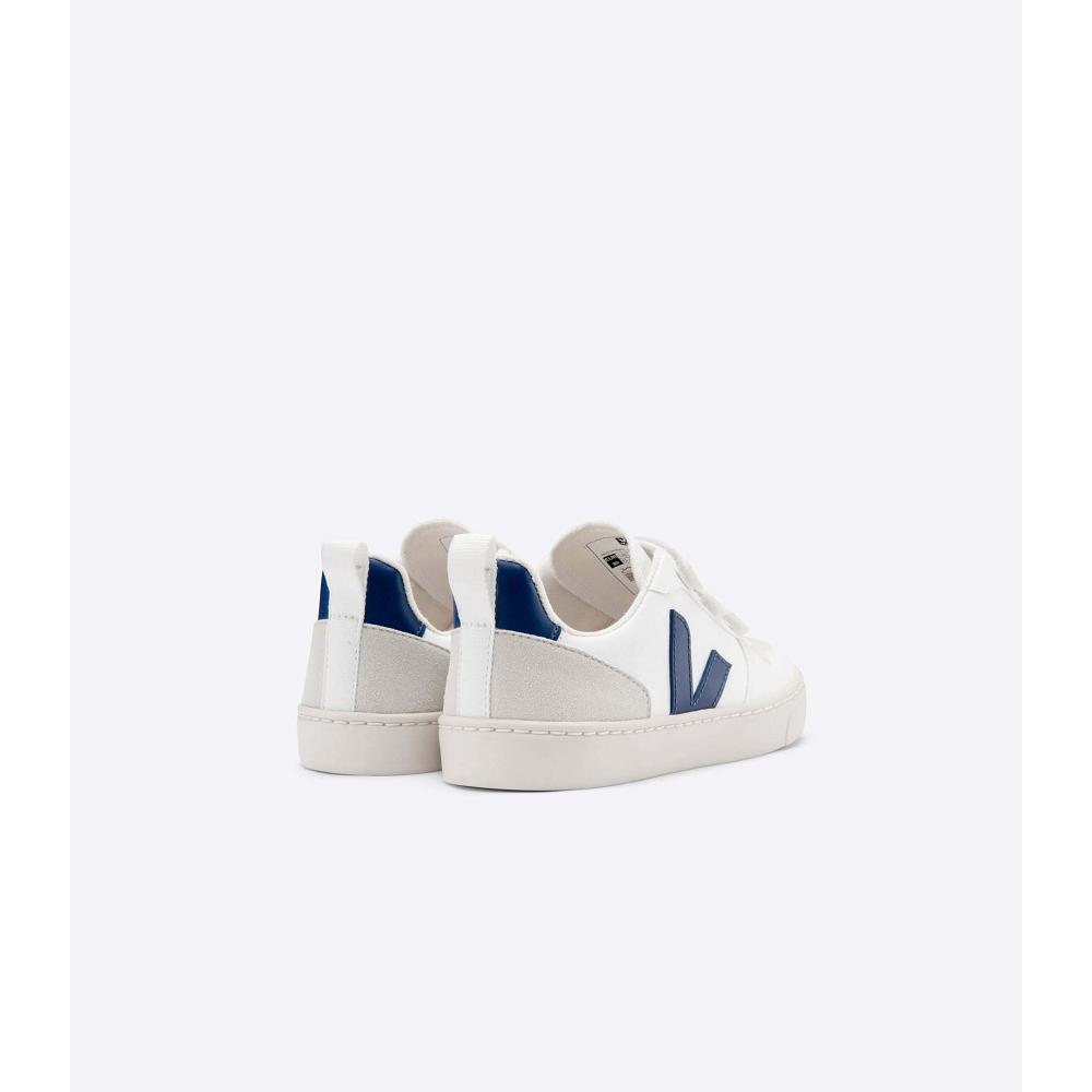 Pantofi Copii Veja V-10 CWL White/Navy | RO 774LIS